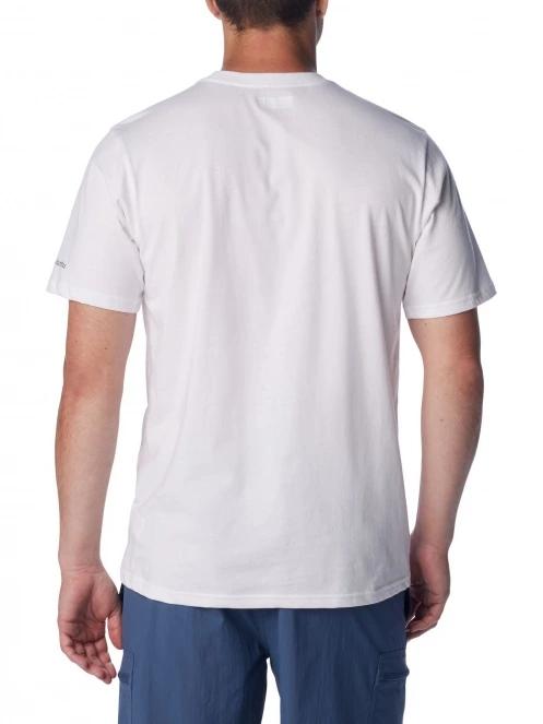 tricou cu maneci scurte pt. barbati Columbia CSC Seasonal Logo Tee alb 4