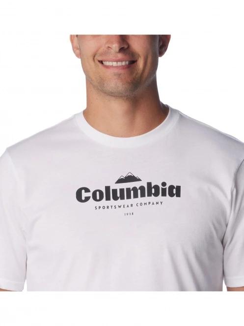 tricou cu maneci scurte pt. barbati Columbia CSC Seasonal Logo Tee alb 6