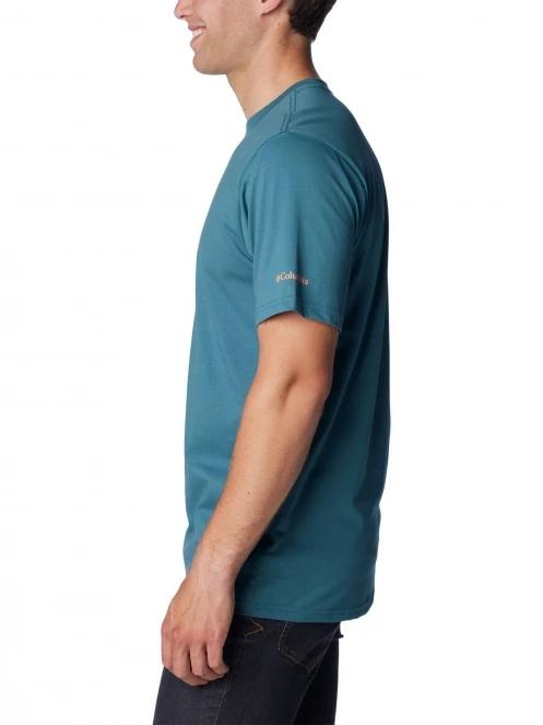 tricou cu maneci scurte pt. barbati Columbia CSC Seasonal Logo Tee albastru 3