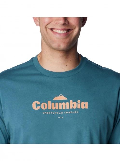 tricou cu maneci scurte pt. barbati Columbia CSC Seasonal Logo Tee albastru 6