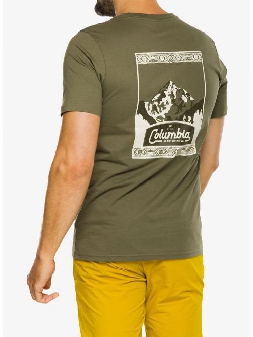 tricou cu maneci scurte pt. barbati Columbia CSC Seasonal Logo Tee verde 3