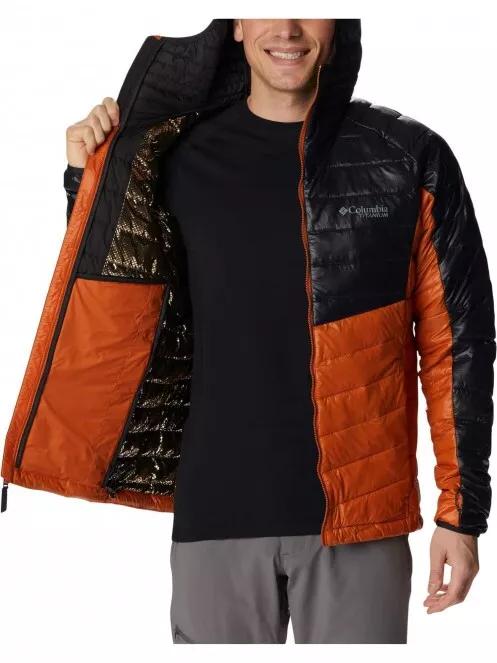 jacheta de strada pt. barbati Columbia Platinum Peak Hooded Jacket portocaliu 5