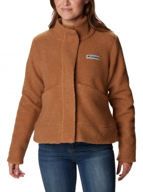jacheta de strada pt. femei Columbia Panorama Snap Fleece Jacket maro 2
