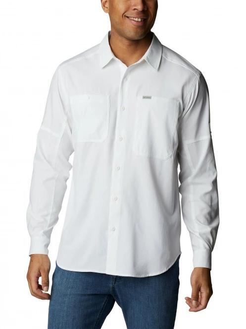 camasa de drumetie cu maneci lungi pt. barbati Columbia Silver Ridge Utility Lite Long Sleeve Shirt alb 2