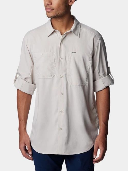 camasa de drumetie pt. barbati Columbia Silver Ridge Utility Lite Long Sleeve Shirt nisip 5