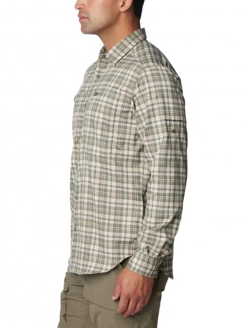 camasa de drumetie cu maneci lungi pt. barbati Columbia Silver Ridge Utility Lite Plaid Long Sleeve Shirt verde 3