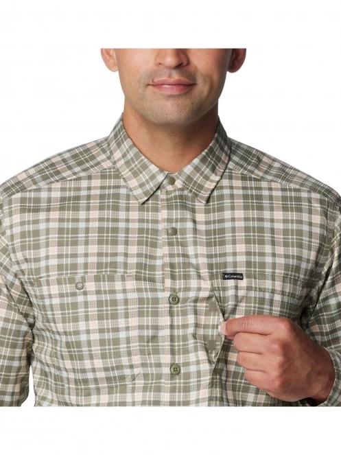 camasa de drumetie cu maneci lungi pt. barbati Columbia Silver Ridge Utility Lite Plaid Long Sleeve Shirt verde 6