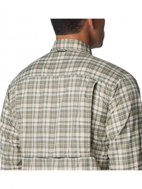camasa de drumetie cu maneci lungi pt. barbati Columbia Silver Ridge Utility Lite Plaid Long Sleeve Shirt verde 7