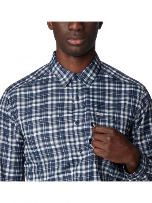 camasa de drumetie cu maneci lungi pt. barbati Columbia Silver Ridge Utility Lite Plaid Long Sleeve Shirt albastru 6