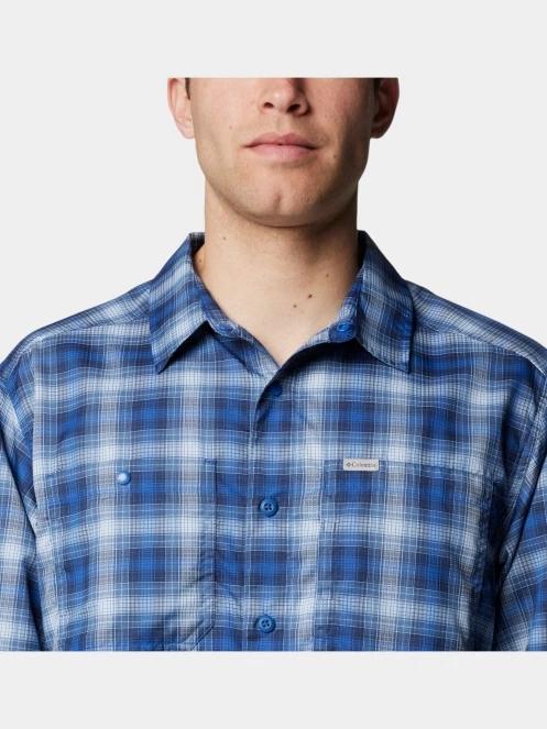 camasa de drumetie pt. barbati Columbia Silver Ridge Utility Lite Plaid Long Sleeve Shirt albastru 6