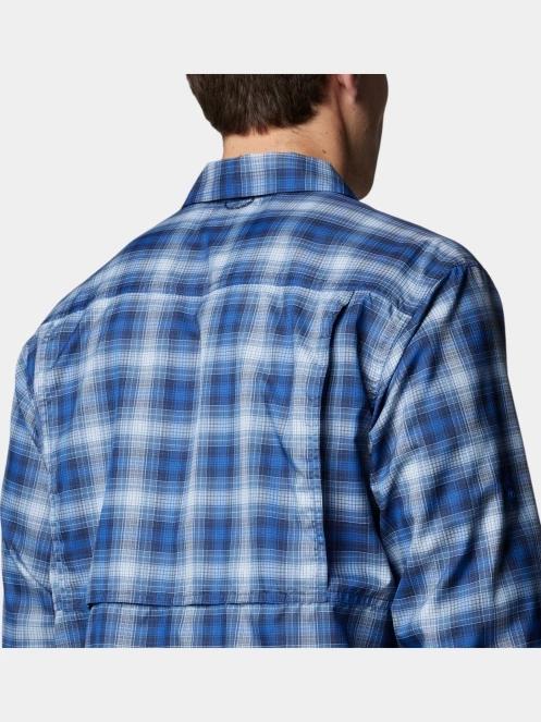 camasa de drumetie pt. barbati Columbia Silver Ridge Utility Lite Plaid Long Sleeve Shirt albastru 7