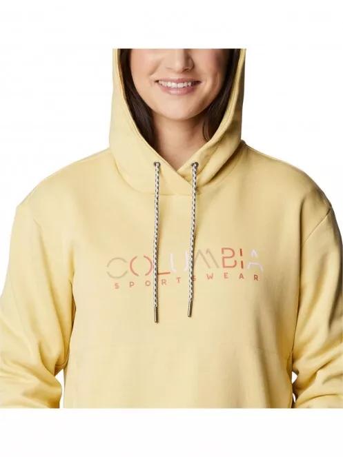 pulover cu gluga pt. femei Columbia Columbia Lodge Hoodie galben 5