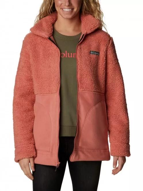 pulover polar pt. femei Columbia Winter Pass Sherpa Long Full Zip roz 2