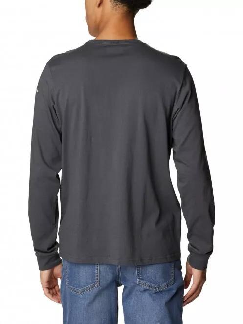 tricou cu maneci lungi pt. barbati Columbia Csc Seasonal Logo LS Tee negru 3