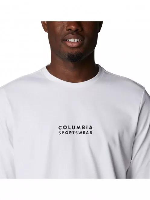 tricou cu maneci lungi, pentru sport pt. barbati Columbia Csc Alpine Way II LS Tee alb 5