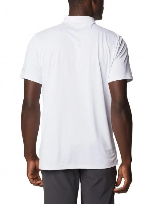 tricou cu guler pt. barbati Columbia Columbia Hike Novelty Polo alb 4