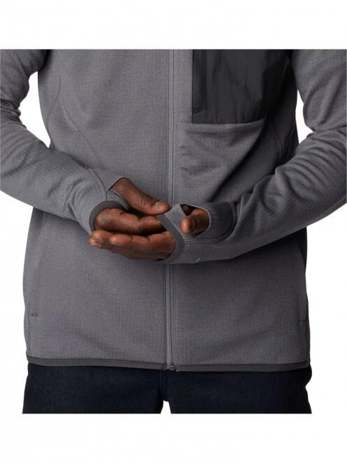pulover polar pt. barbati Columbia Triple Canyon Full Zip gri 6