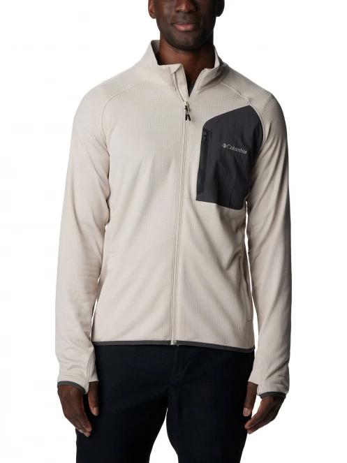 pulover polar pt. barbati Columbia Triple Canyon Full Zip nisip 2