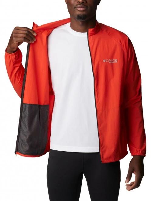 jacheta pentru alergare pt. barbati Columbia M Endless Trail Wind Shell portocaliu 5