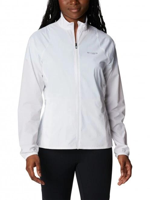 jacheta pentru alergare pt. femei Columbia W Endless Trail Wind Shell alb 2