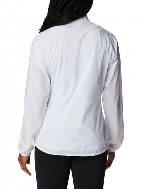 jacheta pentru alergare pt. femei Columbia W Endless Trail Wind Shell alb 4