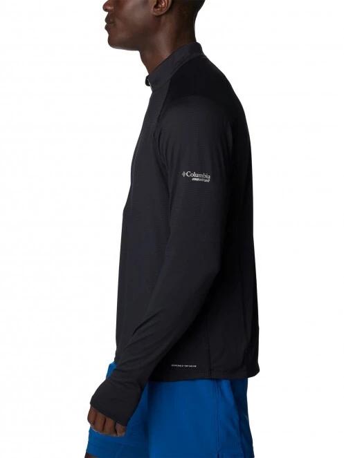 pulover polar pt. barbati Columbia M Endless Trail 1/2 Zip Mesh Long Sleeve negru 3