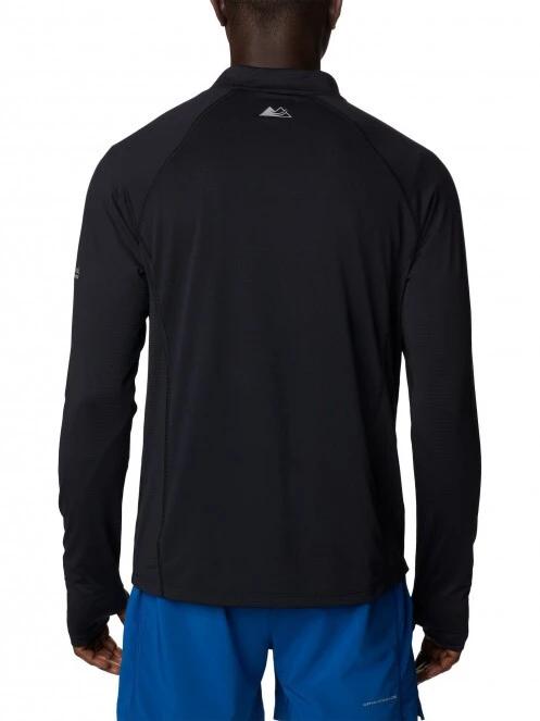 pulover polar pt. barbati Columbia M Endless Trail 1/2 Zip Mesh Long Sleeve negru 4
