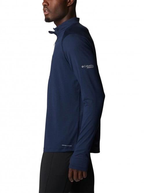 pulover polar pt. barbati Columbia M Endless Trail 1/2 Zip Mesh Long Sleeve negru 3