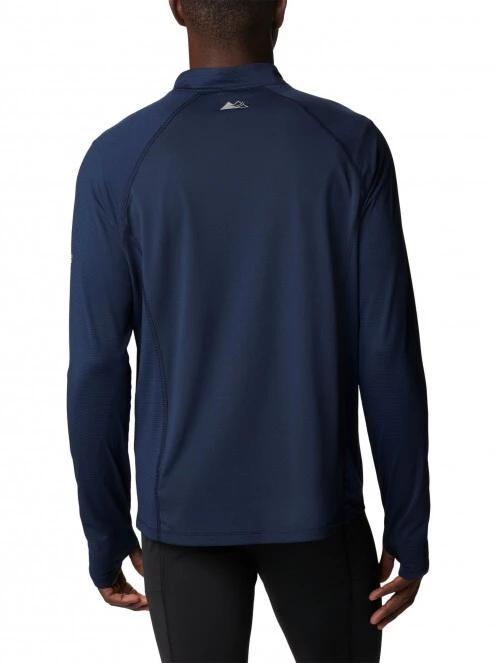 pulover polar pt. barbati Columbia M Endless Trail 1/2 Zip Mesh Long Sleeve negru 4