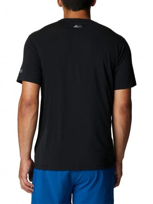tricou pentru sport, cu maneci scurte pt. barbati Columbia M Endless Trail Running Tech Tee negru 4