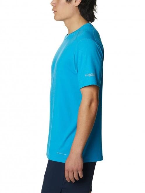 tricou pentru sport, cu maneci scurte pt. barbati Columbia M Endless Trail Running Tech Tee albastru 3
