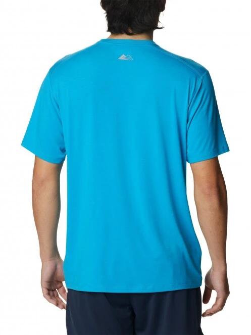 tricou pentru sport, cu maneci scurte pt. barbati Columbia M Endless Trail Running Tech Tee albastru 4