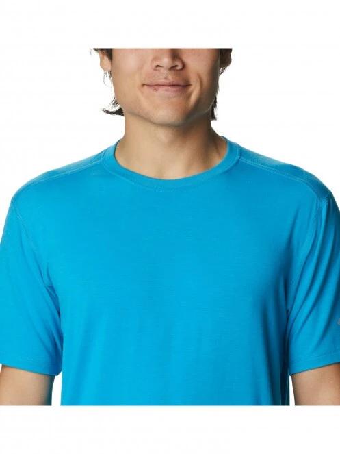 tricou pentru sport, cu maneci scurte pt. barbati Columbia M Endless Trail Running Tech Tee albastru 5