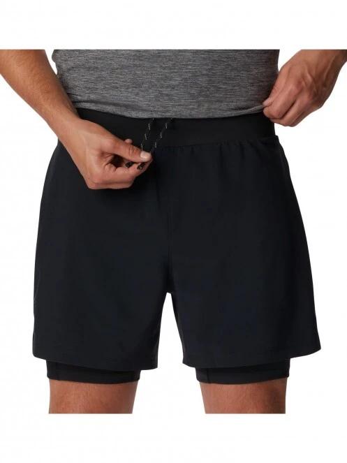 pantaloni scurti pentru sport pt. barbati Columbia M Endless Trail 2 In 1 Short negru 5