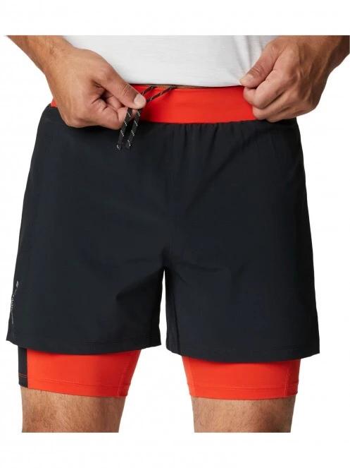 pantaloni scurti pentru sport pt. barbati Columbia M Endless Trail 2 In 1 Short negru 5