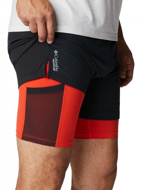 pantaloni scurti pentru sport pt. barbati Columbia M Endless Trail 2 In 1 Short negru 6