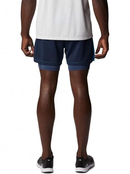 pantaloni scurti pentru sport pt. barbati Columbia M Endless Trail 2 In 1 Short albastru 4