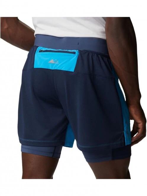 pantaloni scurti pentru sport pt. barbati Columbia M Endless Trail 2 In 1 Short albastru 7