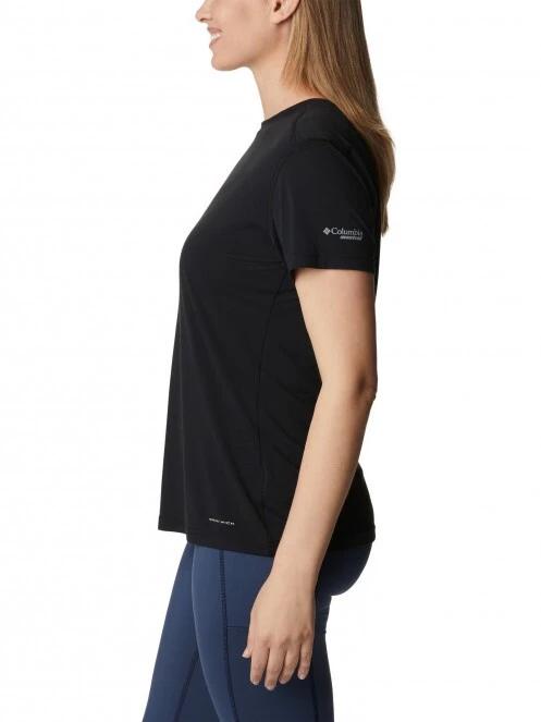 tricou pentru sport, cu maneci scurte pt. femei Columbia W Endless Trail Running Tech Tee negru 3