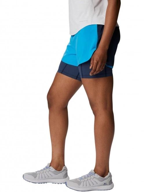 pantaloni scurti pentru sport pt. femei Columbia W Endless Trail 2N1 Short albastru 3
