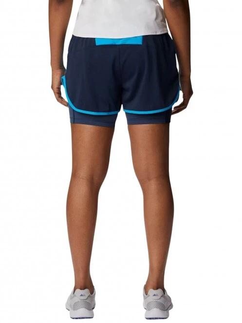 pantaloni scurti pentru sport pt. femei Columbia W Endless Trail 2N1 Short albastru 4