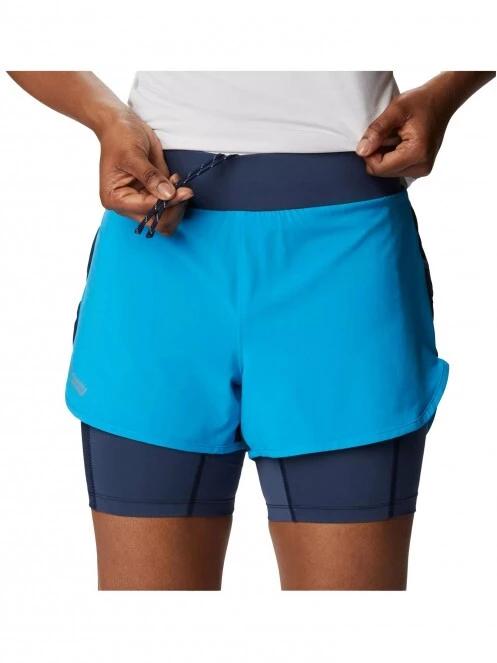 pantaloni scurti pentru sport pt. femei Columbia W Endless Trail 2N1 Short albastru 5