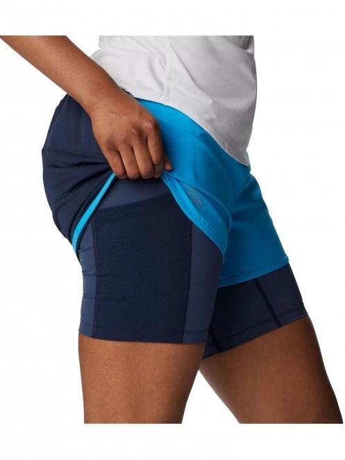 pantaloni scurti pentru sport pt. femei Columbia W Endless Trail 2N1 Short albastru 7
