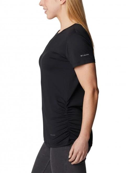 tricou pentru sport, cu maneci scurte pt. femei Columbia Leslie Falls Short Sleeve Shirt negru 3