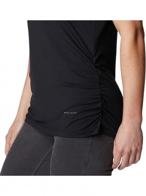 tricou pentru sport, cu maneci scurte pt. femei Columbia Leslie Falls Short Sleeve Shirt negru 5