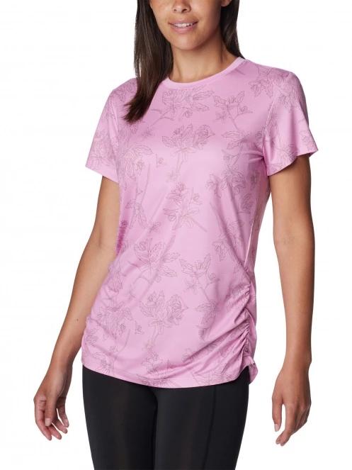 tricou de sport fara maneci pt. femei Columbia Leslie Falls Short Sleeve roz 5