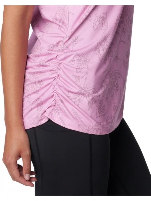 tricou de sport fara maneci pt. femei Columbia Leslie Falls Short Sleeve roz 6