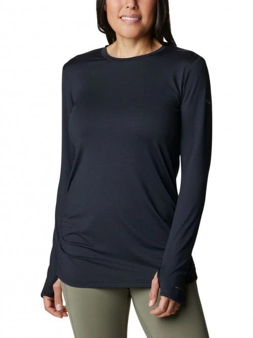 tricou cu maneci lungi, pentru sport pt. femei Columbia Leslie Falls Long Sleeve Shirt negru 2