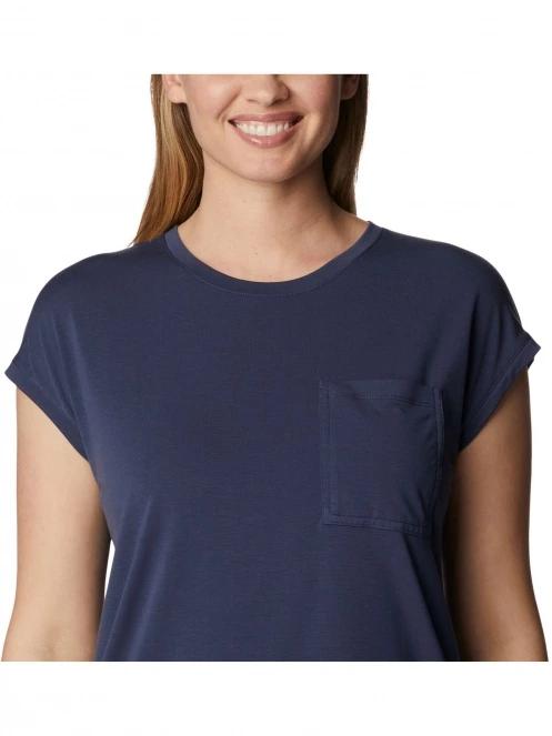 tricou cu maneci scurte pt. femei Columbia Boundless Trek Short Sleeve Tee albastru 5