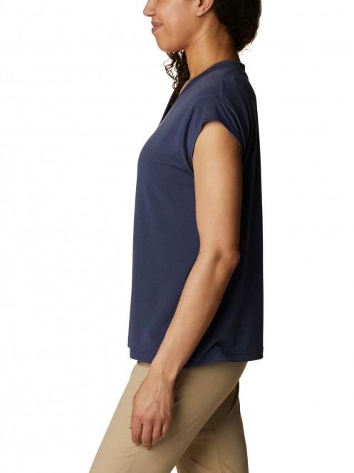 tricou cu maneci scurte pt. femei Columbia Boundless Beauty Tee albastru 3